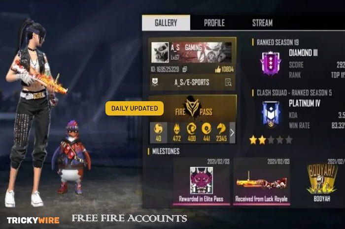 Free Fire Account