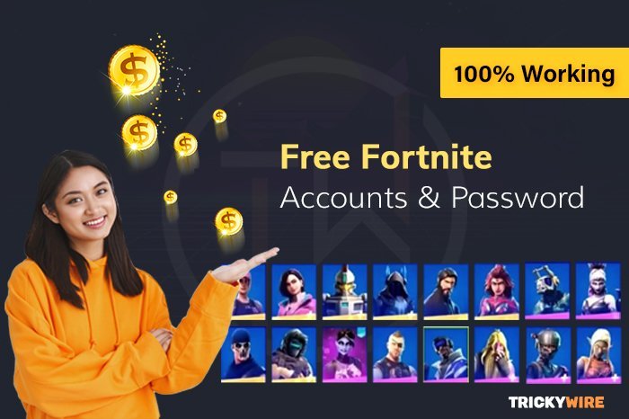 free fortnite accounts ps4 email and password