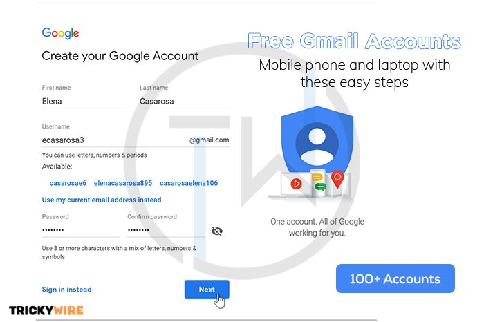 Free Gmail Account